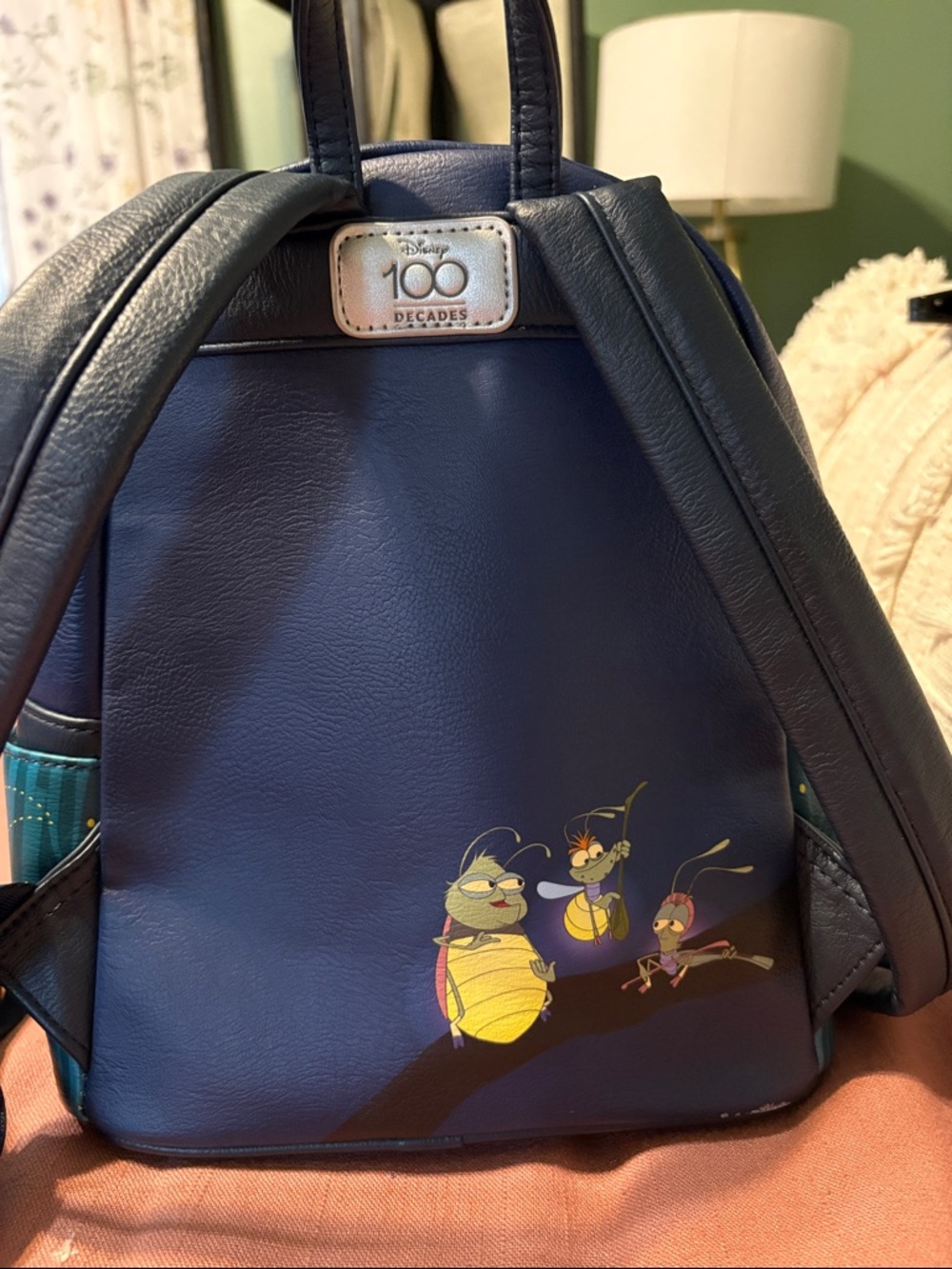 Disney Loungefly Blue & Louis Princess and the Frog Mini Backpack - Picture 4 of 7